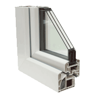 uPVC window frame