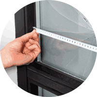 Measuring replacement double glazing