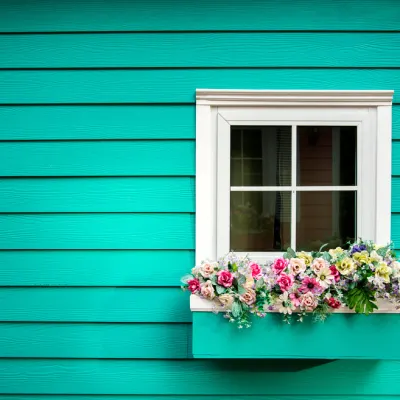 Cottage windows image