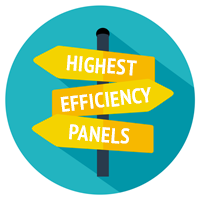 highest efficiency panels