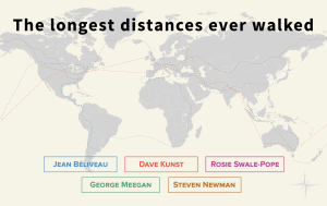 This Map Shows The World’s Longest Walks